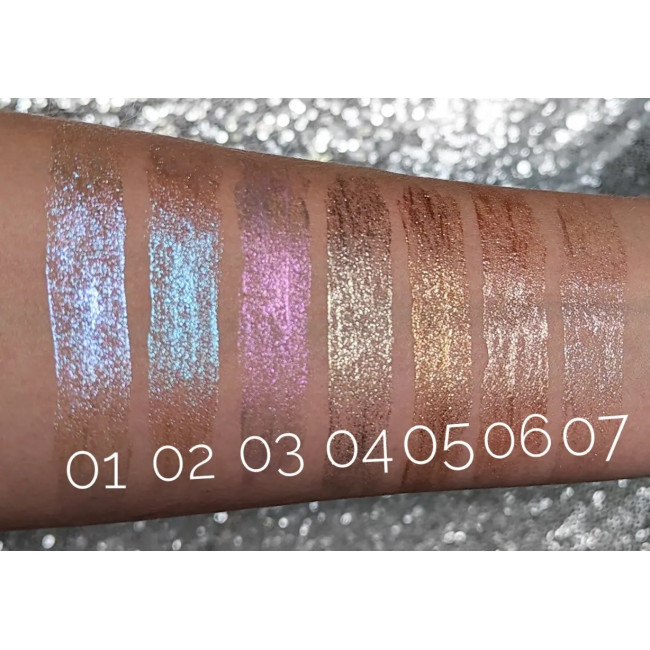 Глітер рідкий для обличчя Shine Streamers SS-4 4 мл Colour Intense 06 Sweet Champajne, фото 3 Глітер рідкий для обличчя Shine Streamers SS-4 4 мл Colour Intense 06 Sweet Champajne, фото 3